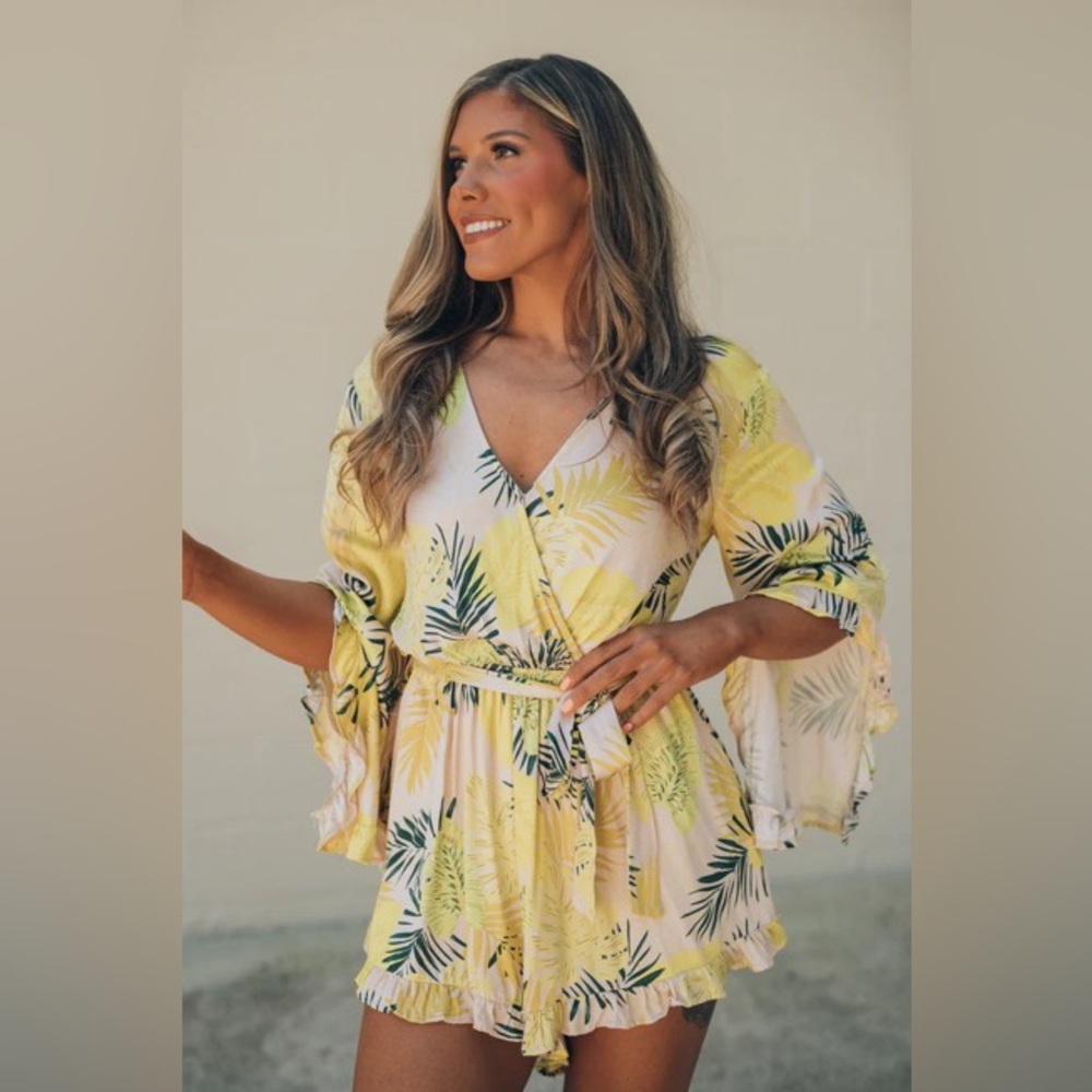 Cool palm romper